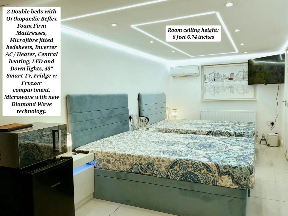 Air Conditioned Modern Double Bed Room With Private Attached Bathroom - Free Parking - Near London Heathrow Airport & Southall Broadway ภายนอก รูปภาพ
